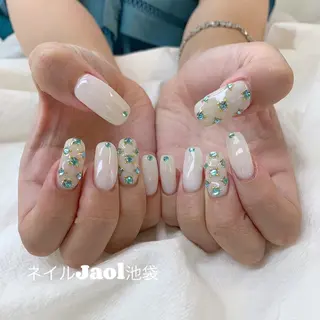 ロング ネイルJaol 池袋のネイルデザイン