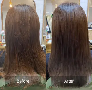 セミロング 髪質改善✨ 角谷　勇のヘアスタイル