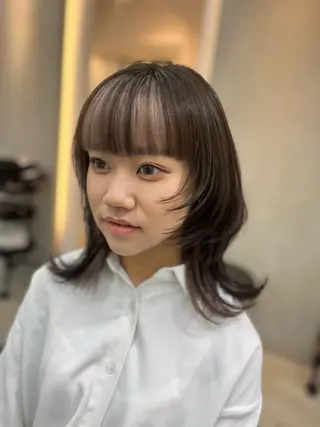セミロング カラー Ｖｉｏｔ  銀座 樋口 桃佳のヘアスタイル