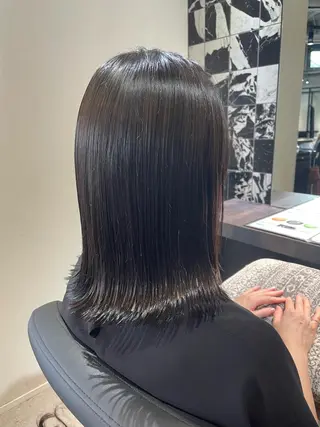 ミディアム カラー ショート/脱白髪染め ☆宇﨑悠実のヘアスタイル