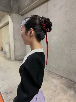 ヘアアレンジ muku所属・ショート/パーマ /muku サリのヘアスタイル