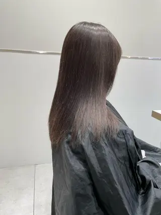 セミロング カラー ヘアアレンジ 内田 志乃のヘアスタイル