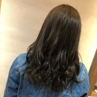 ロング lena🎀 透明感カラー/韓国風のヘアスタイル