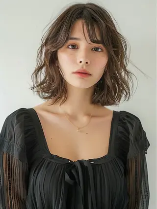 パーマ ユズキ/銀座似合わせ カット♡透明感カラーのヘアスタイル