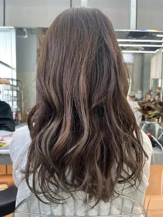 セミロング 小川 翔友空のヘアスタイル