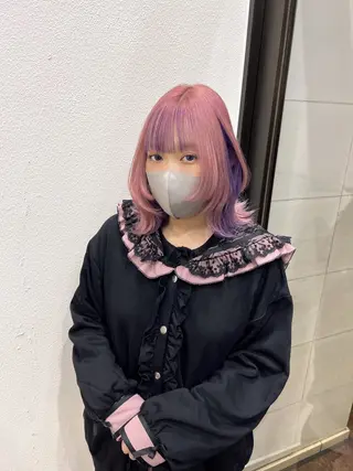 ミディアム カラー LA KING KYOTO所属・レイヤーカット/ miranのヘアスタイル