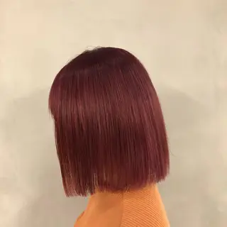 カラー 長尾菜々美🐰 ／ハイトーンカラーのヘアスタイル