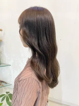 ロング カラー 髪質改善カラー🤍 エクステ✨君島由実子のヘアスタイル