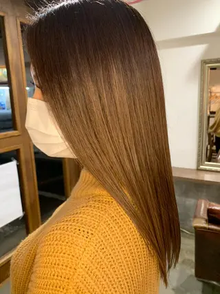 セミロング yoshihara yuukiのヘアスタイル