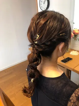 ヘアアレンジ 札幌円山ヘアメイク/ バーガスのヘアスタイル