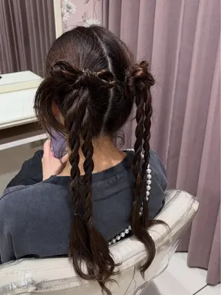 ロング ヘアアレンジ ash 志木南口店 りなのヘアスタイル