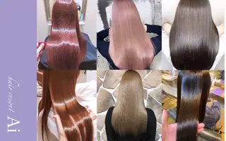 ロング カラー 笑顔100点で接客／ TATEのマツエク・マツパデザイン