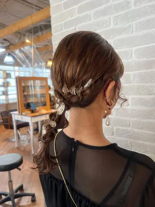 ロング ヘアアレンジ Topstylist YUKIのヘアスタイル