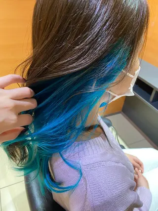 カラー 韓国ヘア🕊村上 ののこ🕊のヘアスタイル