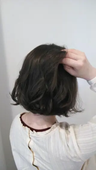 ショート カラー パーマ ヘアアレンジ メンズ キッズ ネイル マツエク・マツパ MEGUMI megumiのヘアスタイル