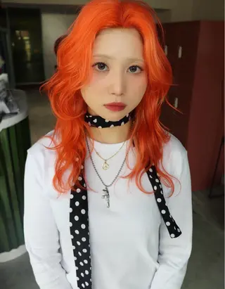 ロング カラー 🧡色落ちまで2度 楽しめる🧡ヨシキのヘアスタイル