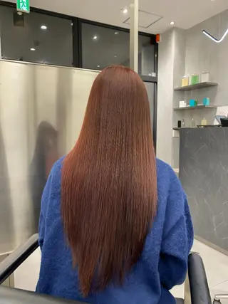 ロング カラー レイヤー/艶カラー /韓国ヘア/高松のヘアスタイル