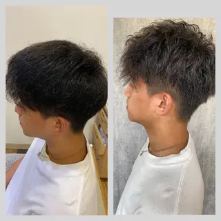 パーマ メンズ 佐藤 沙也輝のヘアスタイル