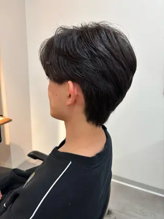 メンズ 保立/フェザーパーマ /メンズカット千葉のヘアスタイル