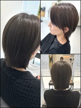 ミディアム カラー 中島 剛のヘアスタイル