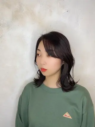 ミディアム カラー 【透明感カラー】 harunaのヘアスタイル