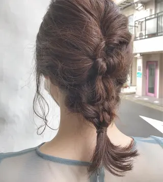 ショート ヘアアレンジ fuchigami suzunoのヘアスタイル