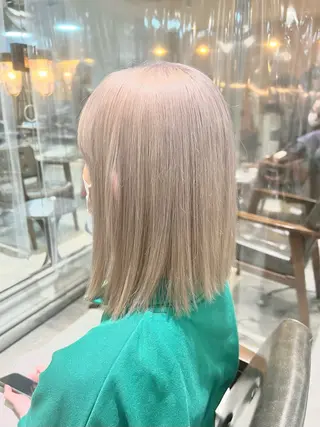 セミロング カラー ヘアアレンジ 🌈インナーカラー ‘ショウマ’🌈のヘアスタイル