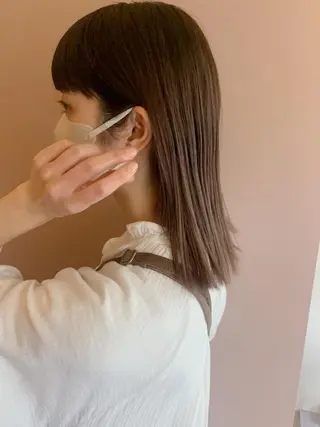 カラー yupi🐈⬛ レイヤー/パーマのヘアスタイル