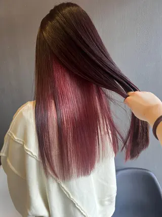 カラー ayumi / 郡山/暖色カラーのヘアスタイル