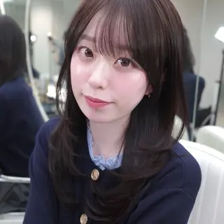 ミディアム 上村 光希のヘアスタイル