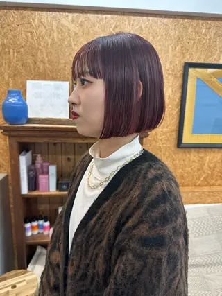 ショート カラー 🪭risa 暖色/レイヤー🪭のヘアスタイル