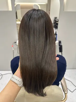 ロング パーマ 韓国レイヤー✨ yasuko銀座のヘアスタイル