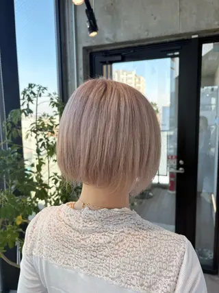 ショート カラー 茅ヶ崎/ハイトーン/ Ramuのヘアスタイル