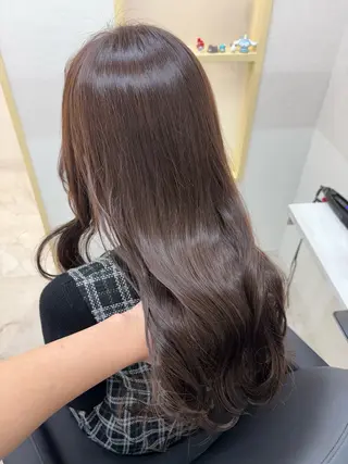 セミロング カラー 🍒透明感カラー/ セット/SAKURAのヘアスタイル