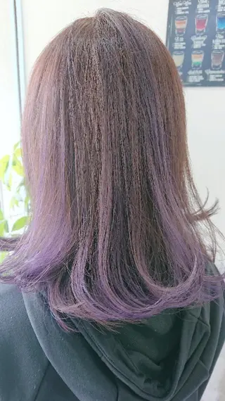 ミディアム カラー 畑中秀平💛艶髪💜 Babylon 代表のヘアスタイル