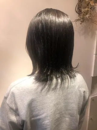 ミディアム メンズパーマ、カラー 大募集村上莉奈のヘアスタイル