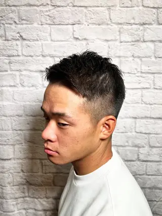 ショート カラー パーマ ヘアアレンジ メンズ メンズカット/パーマ 山崎航平💈のヘアスタイル