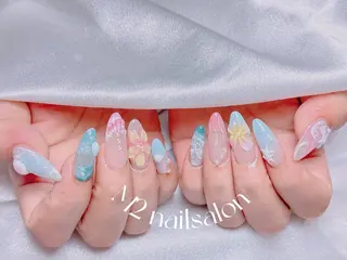 ネイル 長さだし専門店 M2　rikaのネイルデザイン