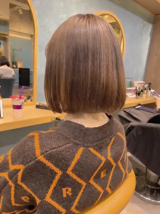 ショート 縮毛矯正 髪質改善 韓国風レイヤー 吉田のヘアスタイル