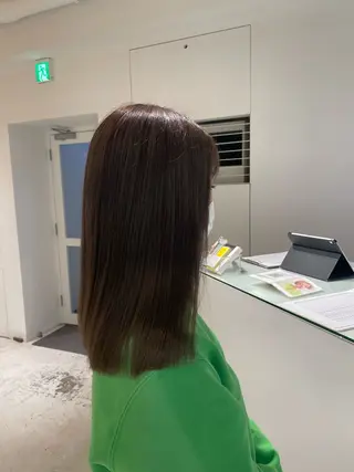 ミディアム カラー loely 💞miyuのヘアスタイル