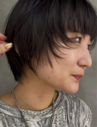ショート デザインパーマ/ カット/nanaのヘアスタイル