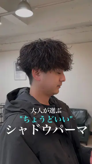 ショート パーマ メンズ 大宮メンズパーマ/ シャドウパーマ/瑞月のヘアスタイル