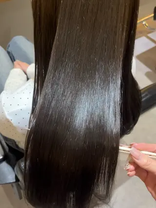 ロング カラー ロングカット/ うる艶カラー/ユイのヘアスタイル