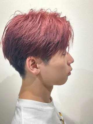 ショート カラー メンズ特化美容師 中戸 滉のヘアスタイル