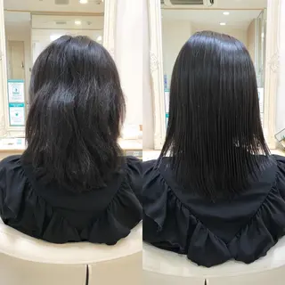 ミディアム パーマ 丸みショートボブ/ タッセルボブ 吉野のヘアスタイル