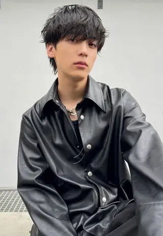 ショート カラー パーマ メンズ モテ髪クリエイター 【成田修平】のヘアスタイル