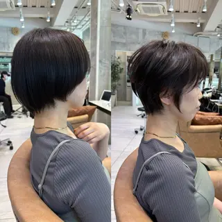ショート 大人ショート特化/ カットモデル/表参道のヘアスタイル