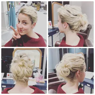 セミロング ヘアアレンジ 坂元 智信のヘアスタイル