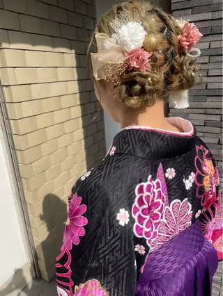 ロング ヘアアレンジ 美髪× ヘアセット✨Araiのヘアスタイル