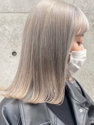 ミディアム カラー 🧡色落ちまで2度綺 麗なカラー🧡ヨシキのヘアスタイル
